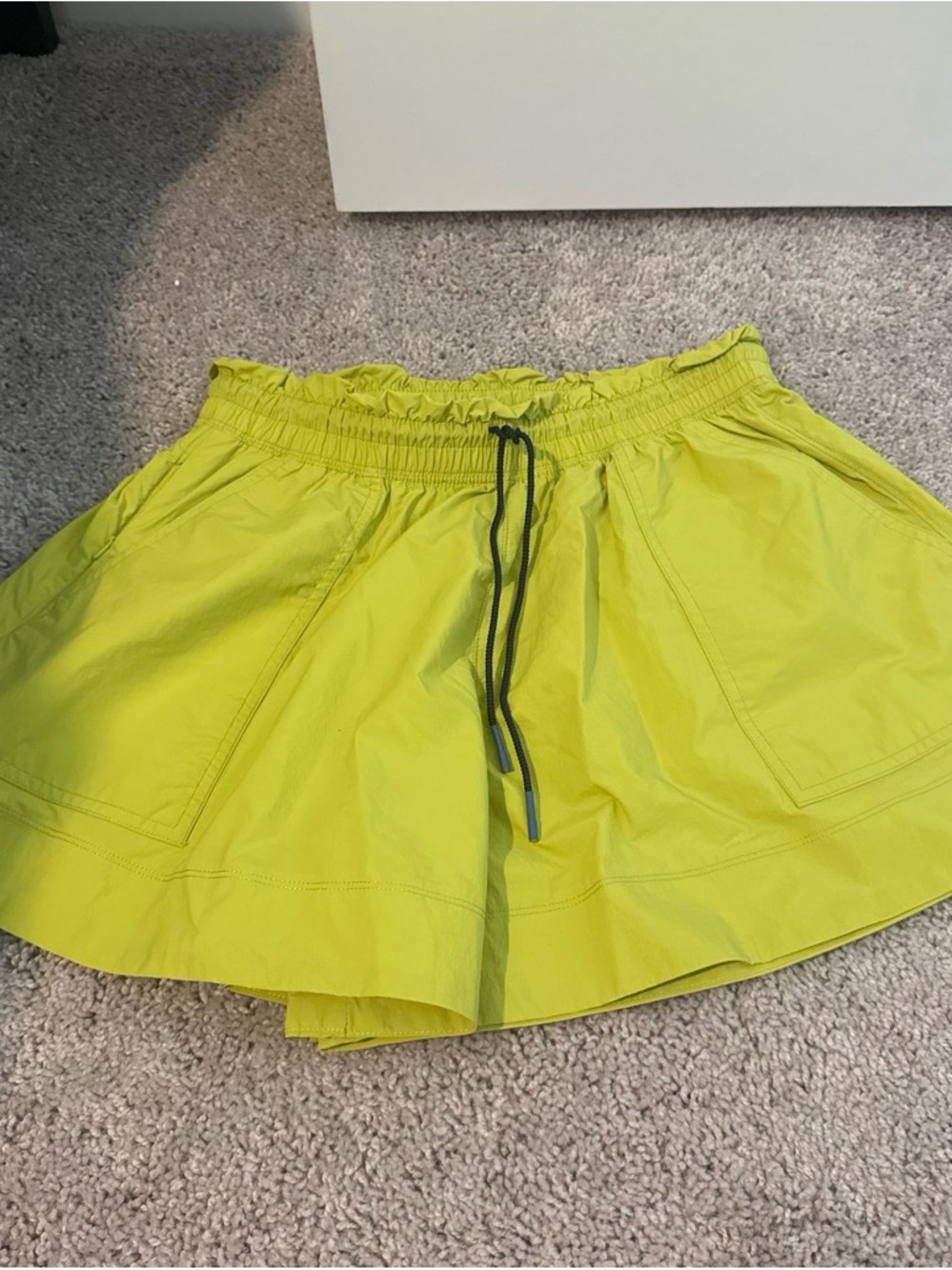 FP Movement by Free People Neon Lime Athletic Drawstring Shorts